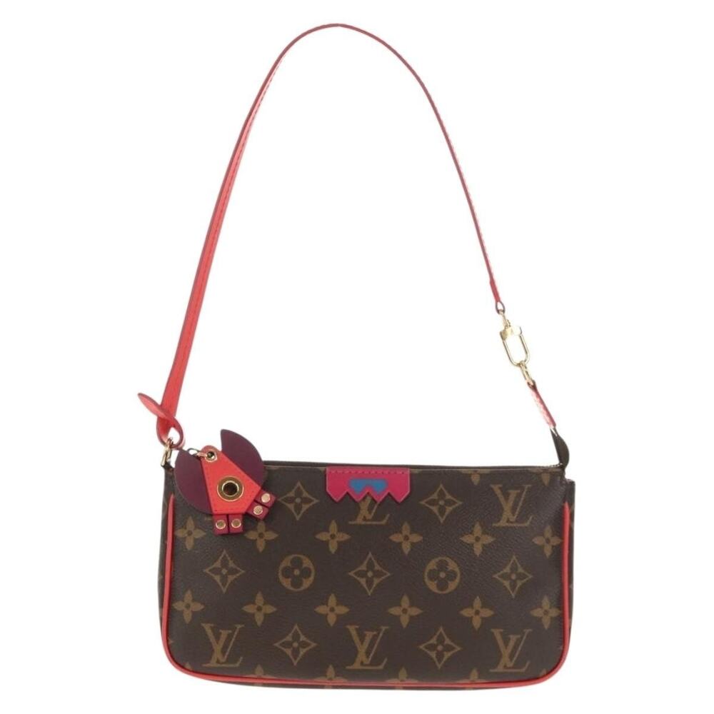 Louis Vuitton Monogram Totem Pochette Accessoires Pouch Brown